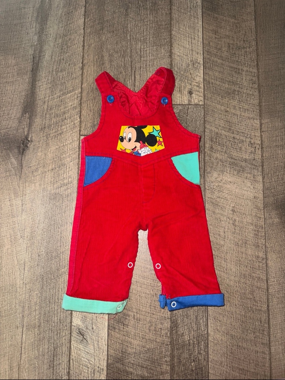 Vintage 1984 Disney Mickey Corduroy Overalls